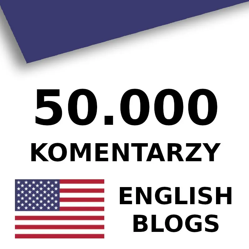 SEO SKLEP anglojęzyczne blogi 50.000 komentarzy