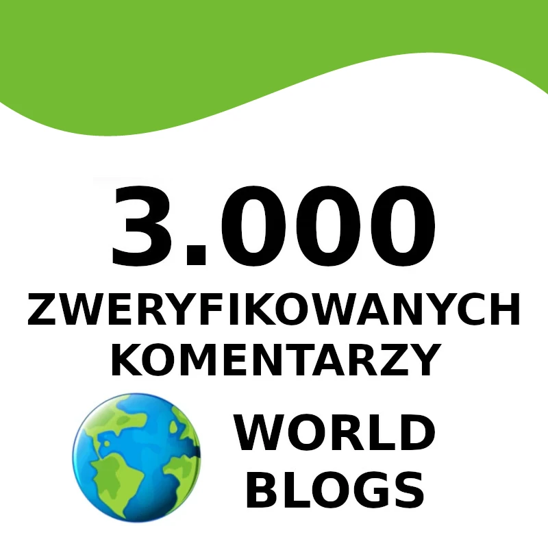 zweryfikowane linki z komentarzy pakiet 3.000 linków SEO Sklep xmc.pl